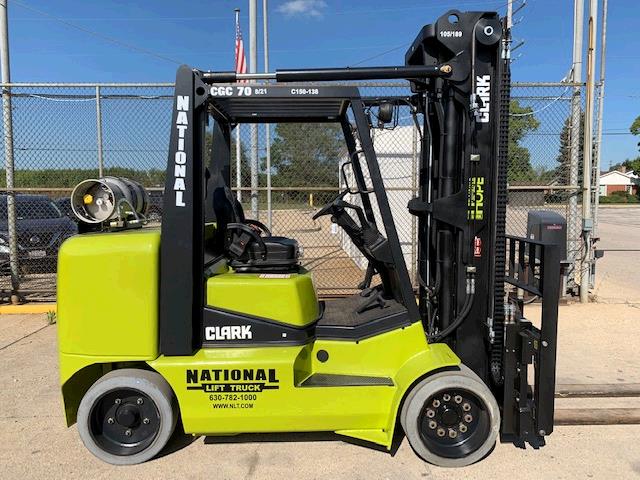 Used Clark CGC70   | lift truck rental for sale | National Lift