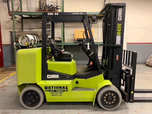 Used Clark CGC55   | lift truck rental for sale | National Lift