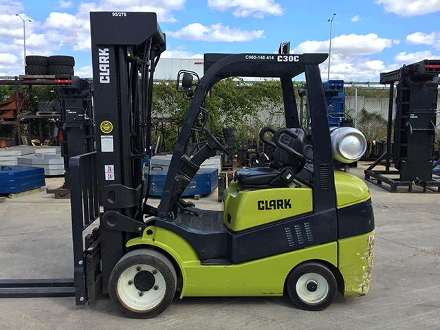 Used Clark C30C   | lift truck rental for sale | National Lift