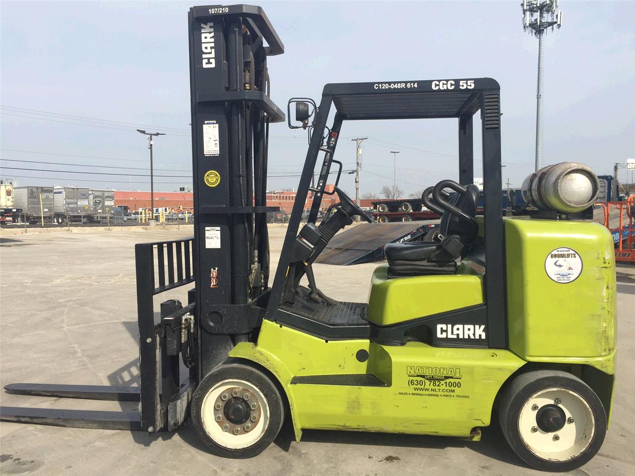 Used Clark CGC55   | lift truck rental for sale | National Lift