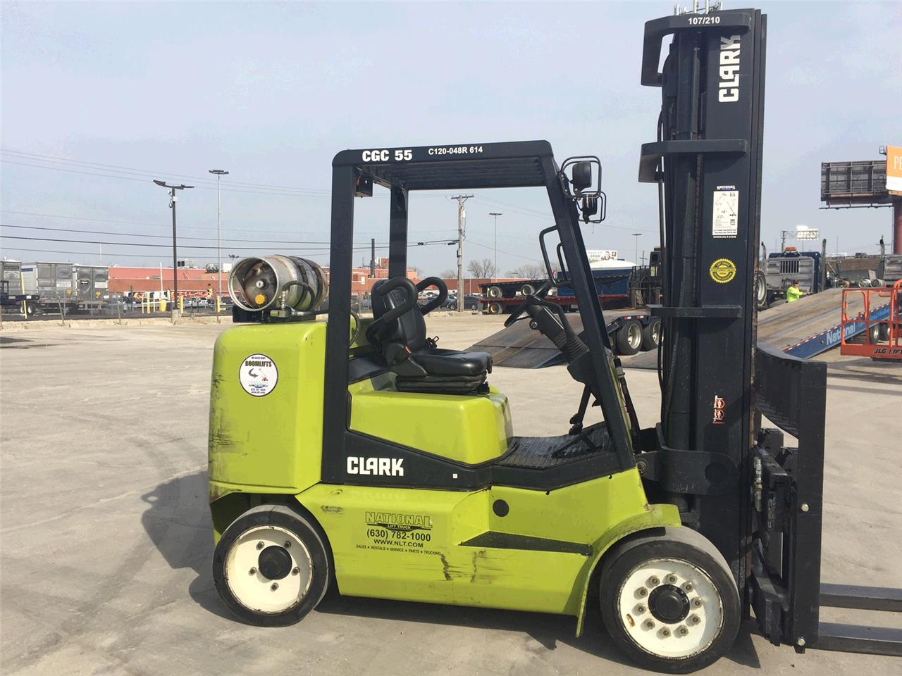 Used Clark CGC55   | lift truck rental for sale | National Lift