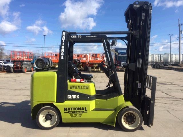 Used Clark CGC70   | lift truck rental for sale | National Lift