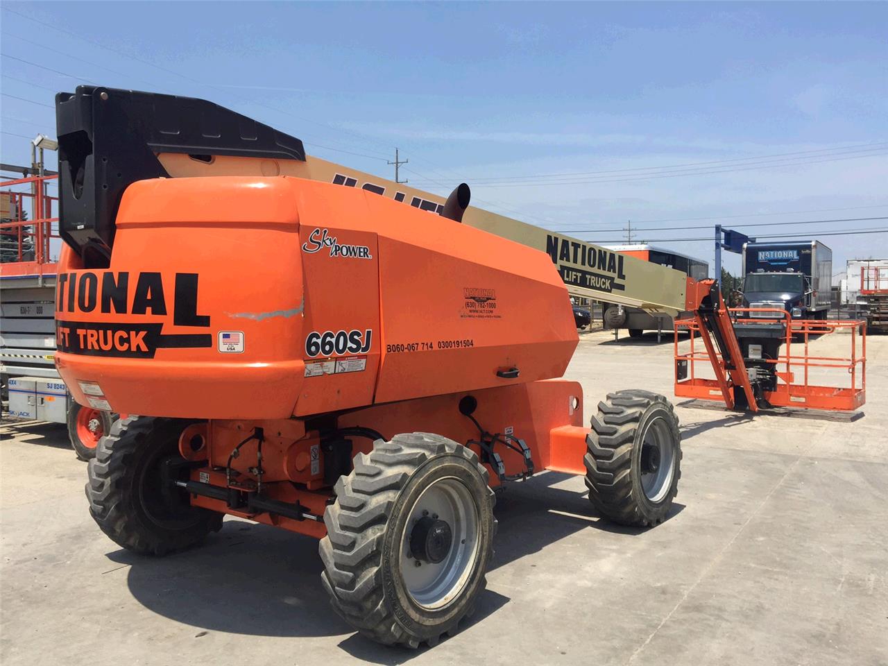 Used JLG Industries 660SJ   | lift truck rental for sale | National Lift