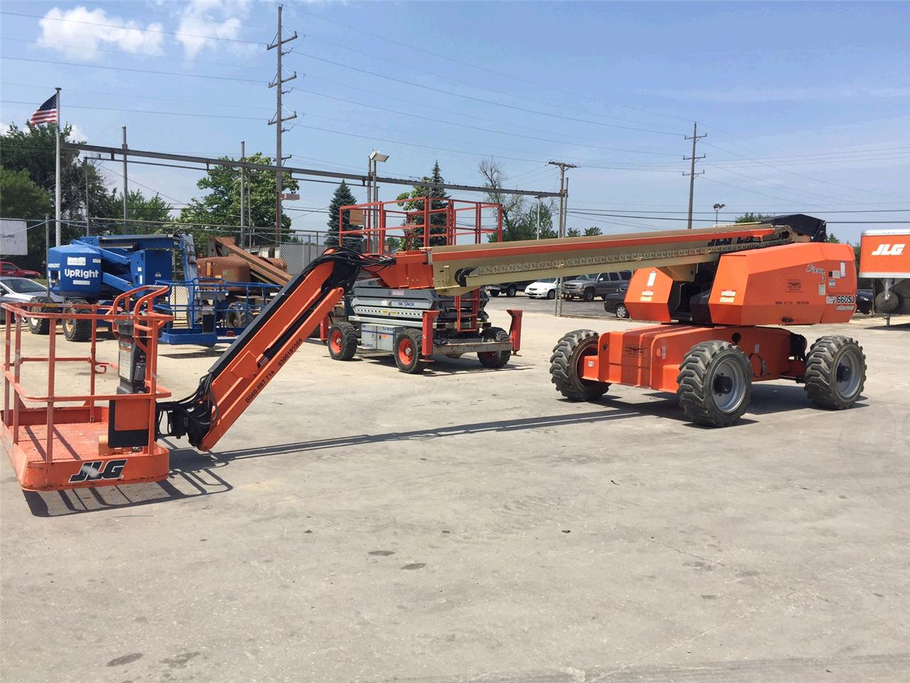 Used JLG Industries 660SJ   | lift truck rental for sale | National Lift