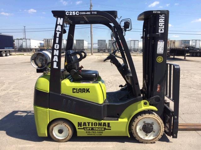 Used Clark C25C   | lift truck rental for sale | National Lift