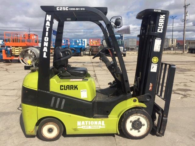 Used Clark C25C   | lift truck rental for sale | National Lift