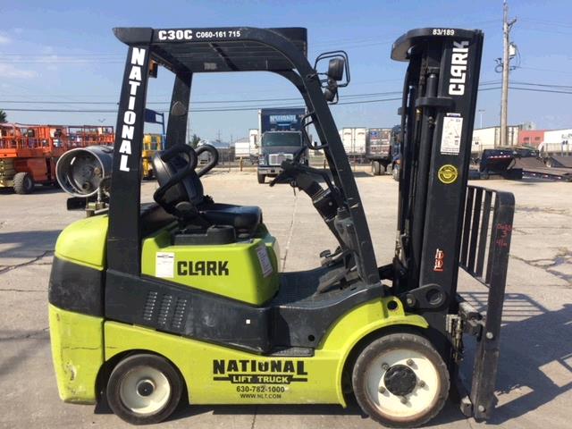 Used Clark C30C   | lift truck rental for sale | National Lift