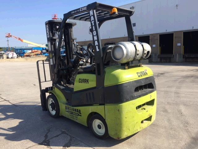 Used Clark C30C   | lift truck rental for sale | National Lift