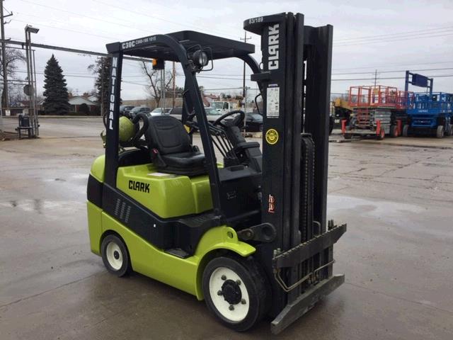 Used Clark C30C   | lift truck rental for sale | National Lift