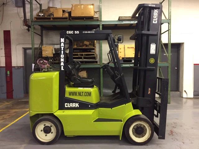 Used Clark CGC55   | lift truck rental for sale | National Lift