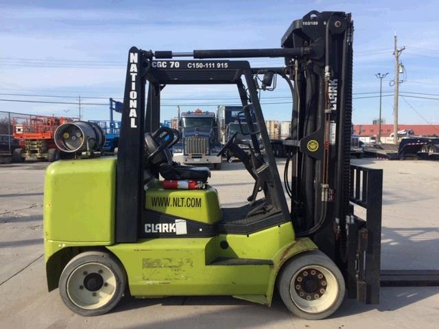 Used Clark CGC70   | lift truck rental for sale | National Lift