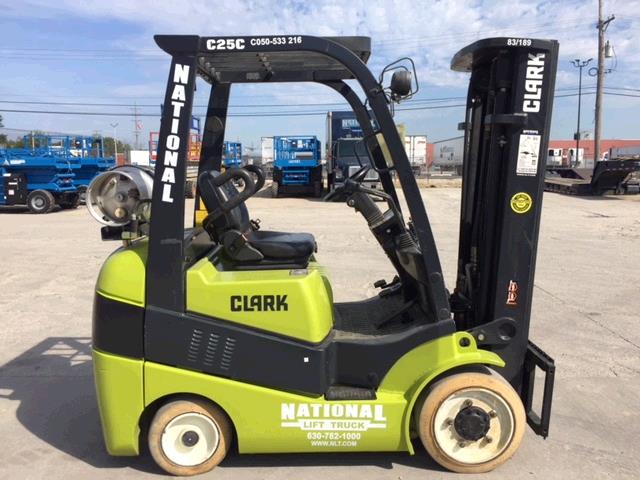 Used Clark C25C   | lift truck rental for sale | National Lift