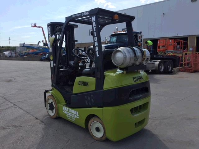 Used Clark C25C   | lift truck rental for sale | National Lift