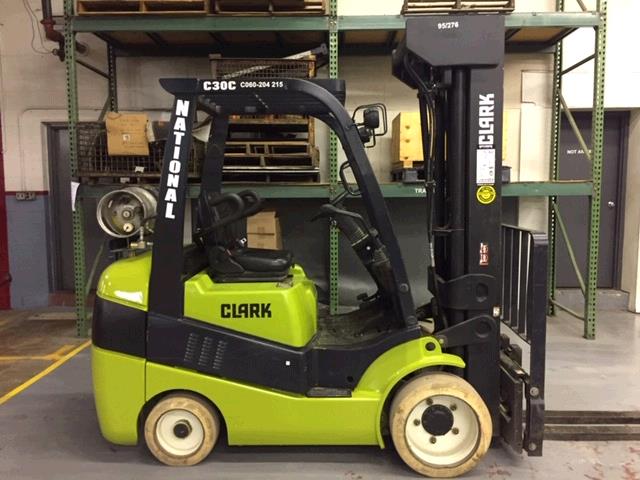 Used Clark C30C   | lift truck rental for sale | National Lift