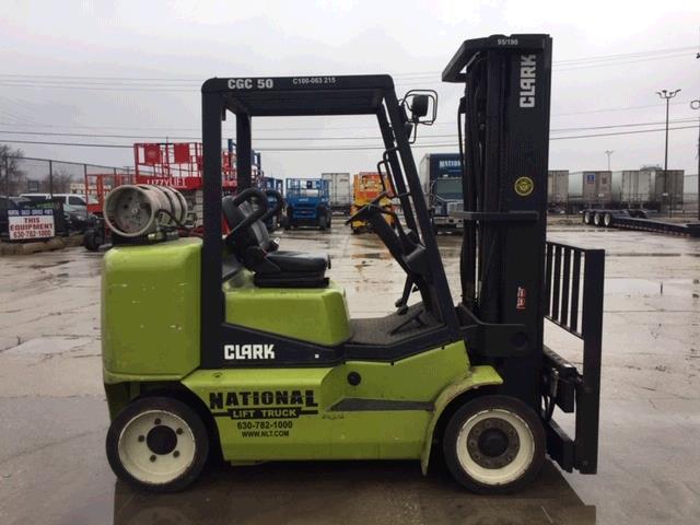 Used Clark CGC50   | lift truck rental for sale | National Lift