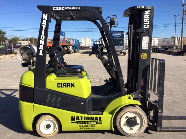 Used Clark C25C   | lift truck rental for sale | National Lift