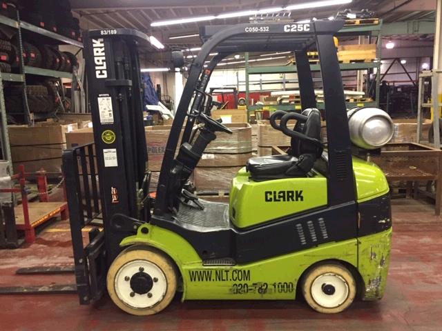 Used Clark C25C   | lift truck rental for sale | National Lift