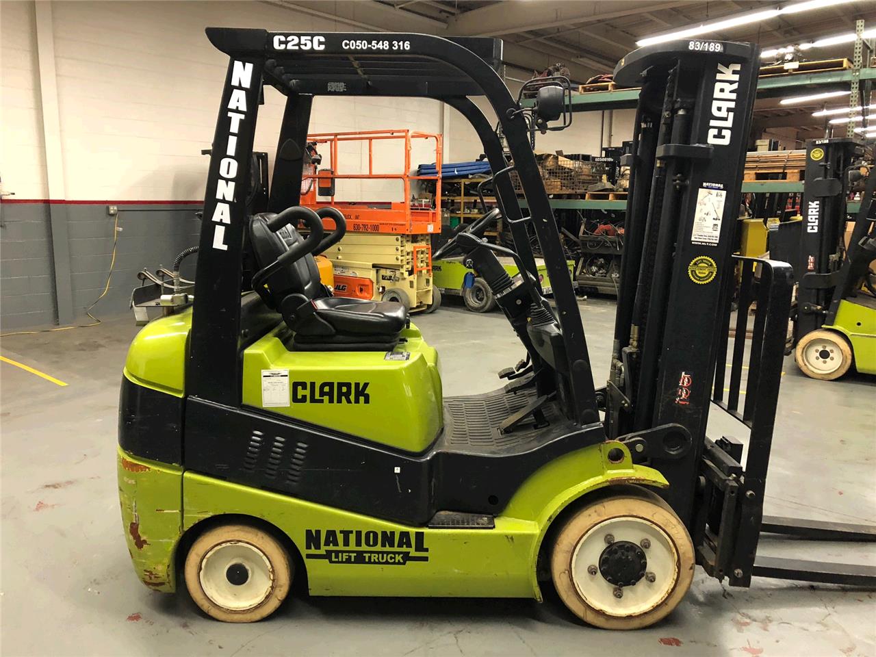 Used Clark C25C   | lift truck rental for sale | National Lift