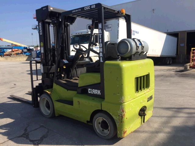 Used Clark CGC40   | lift truck rental for sale | National Lift