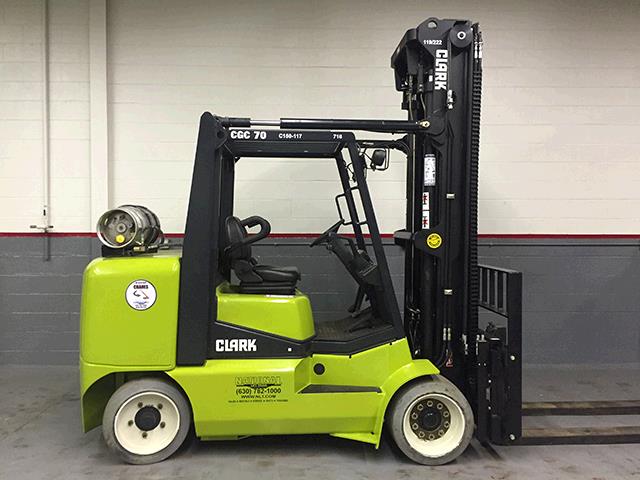 Used Clark CGC70   | lift truck rental for sale | National Lift