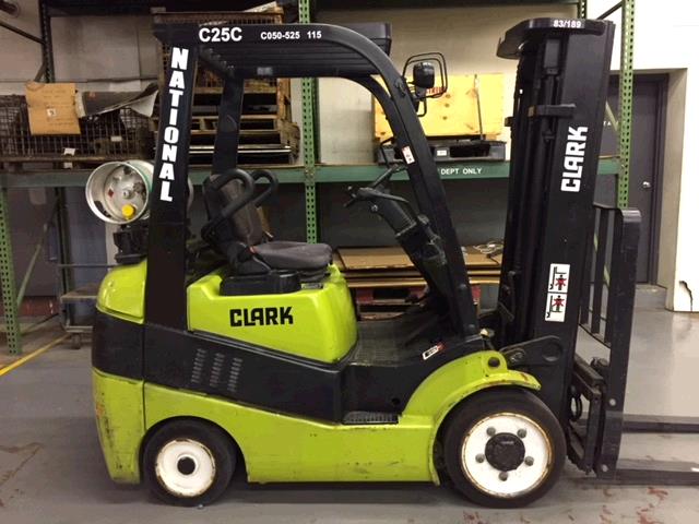 Used Clark C25C   | lift truck rental for sale | National Lift