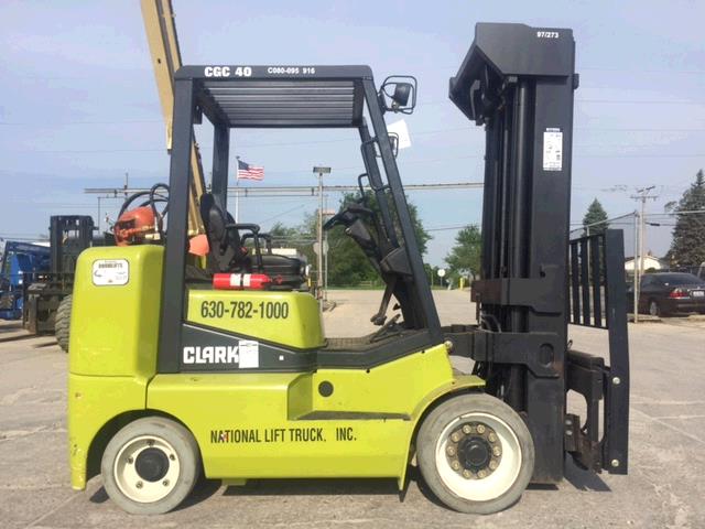 Used Clark CGC40   | lift truck rental for sale | National Lift