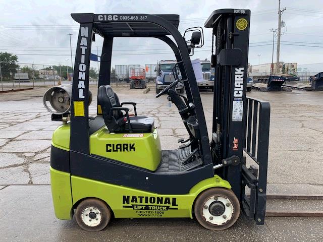 Used Clark C18C   | lift truck rental for sale | National Lift