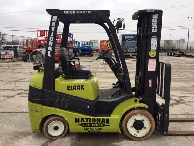 Used Clark C25C   | lift truck rental for sale | National Lift