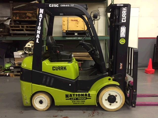 Used Clark C25C   | lift truck rental for sale | National Lift