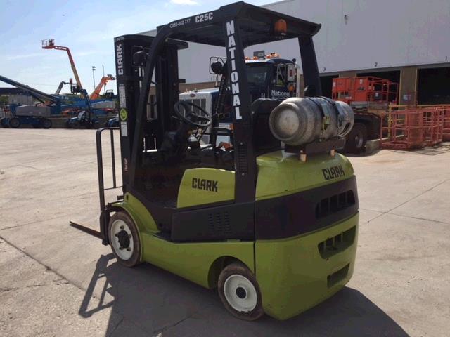 Used Clark C25C   | lift truck rental for sale | National Lift