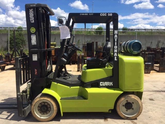 Used Clark CGC50   | lift truck rental for sale | National Lift