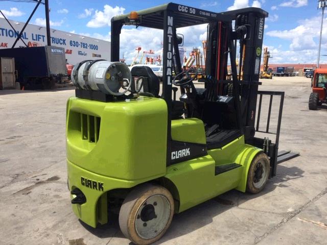 Used Clark CGC50   | lift truck rental for sale | National Lift