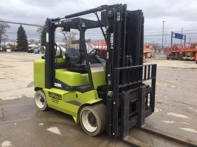 Used Clark CGC70   | lift truck rental for sale | National Lift